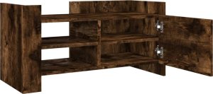 vidaXL Szafka pod TV, przydymiony dąb, 80x35x40 cm 7