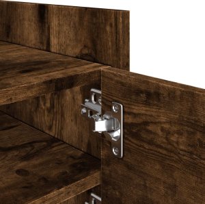 vidaXL Szafka pod TV, przydymiony dąb, 80x35x40 cm 8