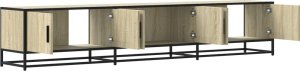 vidaXL Szafka pod TV, dąb sonoma, 210x35x41cm 7