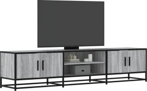 vidaXL Szafka pod telewizor, szary dąb sonoma, 180x35x41 cm 1