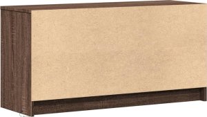 vidaXL Szafka pod TV z LED, brązowy dąb, 100x34x50 cm 8
