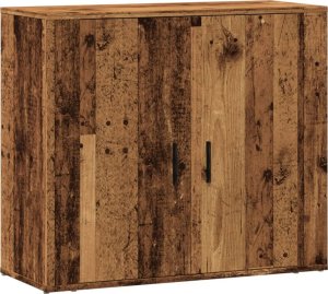 vidaXL Szafka, stare drewno, 80x33x70 cm 2