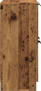 vidaXL Szafka, stare drewno, 60x30x70 cm 5