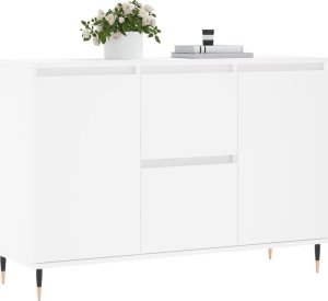 vidaXL Szafka, biała, 104x35x70 cm, materiał drewnopochodny 3