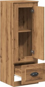 vidaXL Szafka, dąb artisian, 36x35,5x103,5 cm 5