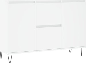 vidaXL Szafka, biała, 104x35x70 cm, materiał drewnopochodny 2