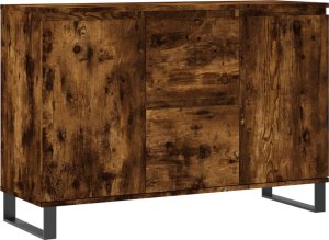 vidaXL Szafka, przydymiony dąb, 104x35x70 cm 2