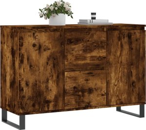 vidaXL Szafka, przydymiony dąb, 104x35x70 cm 3