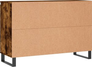 vidaXL Szafka, przydymiony dąb, 104x35x70 cm 8