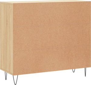 vidaXL Szafka, dąb sonoma, 90x34x80 cm, materiał drewnopochodny 8