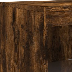 vidaXL Szafki z oświetleniem LED, 3 szt., przydymiony dąb 11