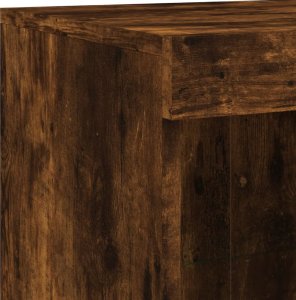 vidaXL Szafki z oświetleniem LED, 3 szt., przydymiony dąb 12