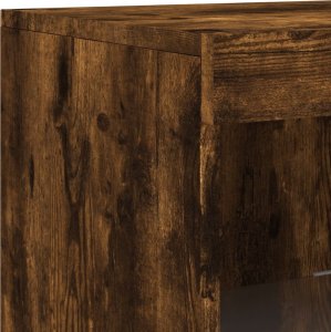 vidaXL Szafki z oświetleniem LED, 3 szt., przydymiony dąb 12