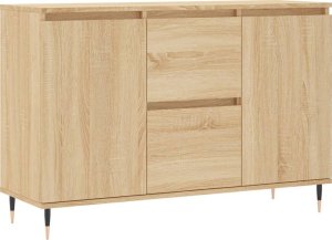 vidaXL Szafka, dąb sonoma, 104x35x70 cm 2
