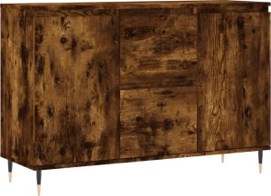 vidaXL Szafka, przydymiony dąb, 104x35x70 cm 2