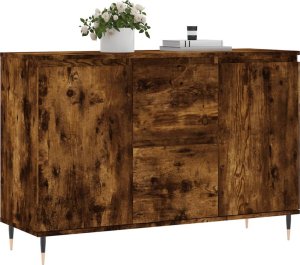 vidaXL Szafka, przydymiony dąb, 104x35x70 cm 3