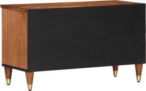 vidaXL Szafka pod telewizor, 80x33x46 cm, lite drewno mango 5