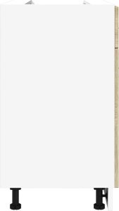 vidaXL Szafka z szufladą, dąb sonoma, 80x46x81,5 cm, płyta wiórowa 6