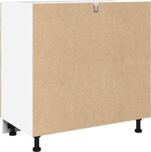 vidaXL Szafka z szufladą, dąb sonoma, 80x46x81,5 cm, płyta wiórowa 7