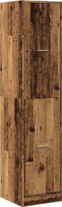 vidaXL Szafka apteczna,stare drewno, 40x41x174,5 cm 3