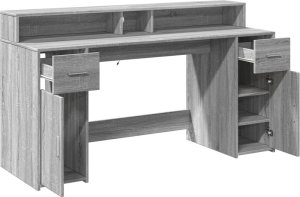 Biurko vidaXL Dąb Sonoma 160 cm x 55 cm 9