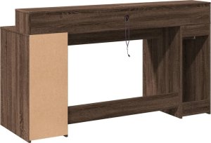 Biurko vidaXL Brązowe 160 cm x 55 cm 8