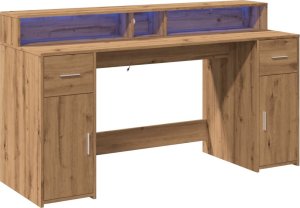 Biurko vidaXL Dąb Artisan 160 cm x 55 cm 3