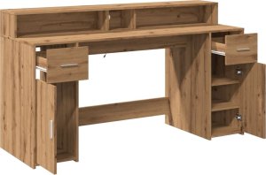 Biurko vidaXL Dąb Artisan 160 cm x 55 cm 9