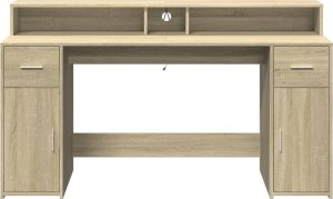 Biurko vidaXL Dąb Sonoma 160 cm x 55 cm 6