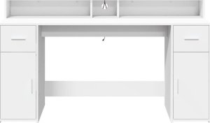 Biurko vidaXL Białe 160 cm x 55 cm 6