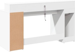 Biurko vidaXL Białe 160 cm x 55 cm 8