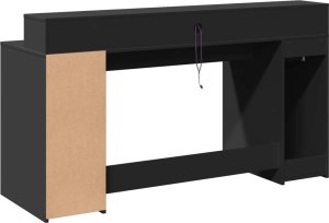 Biurko vidaXL Czarne 160 cm x 55 cm 8