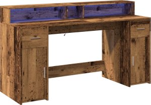 Biurko vidaXL Brązowe 160 cm x 55 cm 3