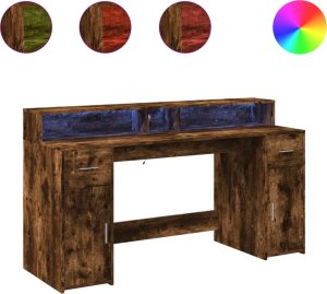 Biurko vidaXL Brązowe 160 cm x 55 cm 2