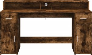 Biurko vidaXL Brązowe 160 cm x 55 cm 6