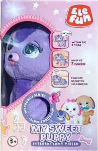Elefun Piesek Interaktywny - My Sweet Puppy - Fioletowy 3