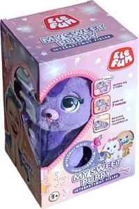 Elefun Piesek Interaktywny - My Sweet Puppy - Fioletowy 4