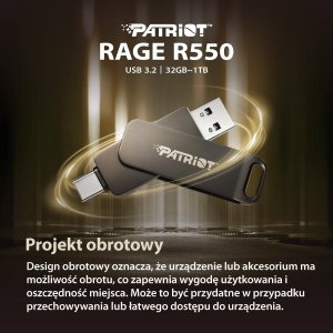 Pendrive Patriot Rage R550, 1 TB  (PE1TR550DSAD) 2