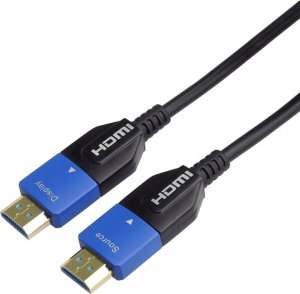 PremiumCord PREMIUMCORD Ultra High Speed HDMI 2.1 optický kabel 8K@60Hz 4K@120Hz 25m zlacený 2