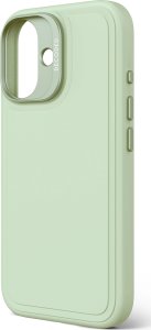 Decoded Decoded AntiMicrobial Silicone Stacks Backcover - silikonowa obudowa ochronna do iPhone 16 kompatybilna z MagSafe (mist green) 1