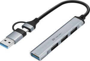 HUB USB Tracer ADAPTER TRACER A-4, USB Type-C do USB-A, 4x USB-A 4