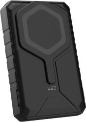 Powerbank UAG UAG Rugged 10K - powerbank 10000 mAh z podstawką, ładowanie bezprzewodowe 10W, kompatybilny z MagSafe, kabel w zestawie (black/gray) 1