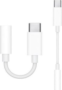 Adapter USB Gembird USB-C - Jack 3.5mm Biały  (A-CM-3.5F-01) 3