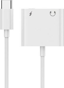 Gembird Adapter audio mini Jack żeński 3.5mm i USB-C męski do USB-CM biały Gembird 1