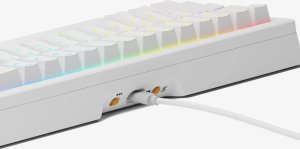 Klawiatura Glorious Glorious GMMK 3 65 % Custom Gaming-Tastatur - Pre-Built, ANSI (US), Fox Switches, weiß 3