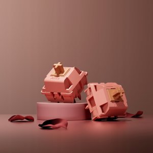 Akko AKKO Rosewood Switches, mechanisch, 5-Pin, linear, MX-Stem, 40g - 45 Stück 6