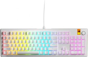 Klawiatura Glorious Glorious GMMK 3 HE 100 % Custom Gaming-Tastatur - Pre-Built, ANSI (US), Fox HE Switches, weiß 3