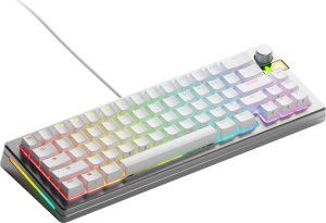 Klawiatura Glorious PC Gaming Race Glorious GMMK 3 Pro HE 65 % Custom Gaming-Tastatur - Pre-Built, ANSI (US), Fox HE Switches, silber 1