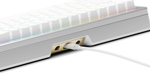 Klawiatura Glorious PC Gaming Race Glorious GMMK 3 Pro HE 65 % Custom Gaming-Tastatur - Pre-Built, ANSI (US), Fox HE Switches, silber 4