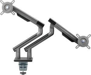 Alterzone Uchwyt biurkowy na 2 monitory 17" - 32" (ALZDARM17-32-G) 3